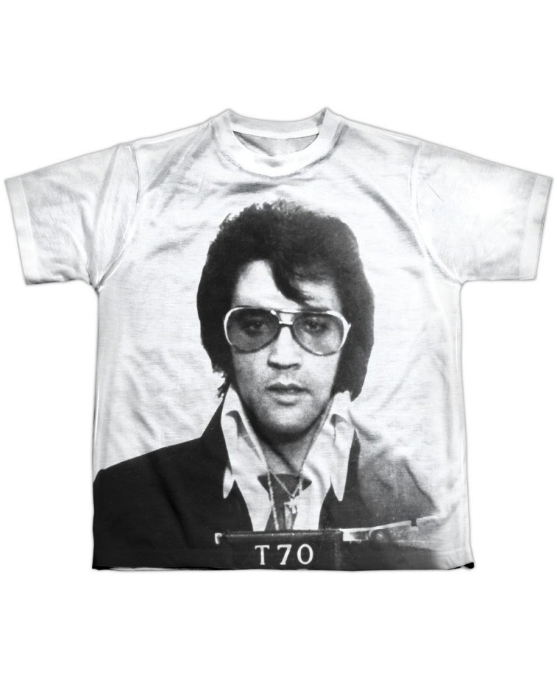 Elvis Presley Youth Shirt | MUGSHOT Sublimated Tee $4.80 Kids