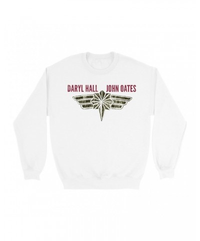 Daryl Hall & John Oates Sweatshirt | 2020 Tour Badge Sweatshirt $15.73 Sweatshirts