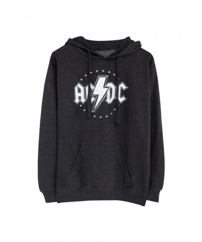 AC/DC Star Circle Logo Grey Hoodie $15.75 Sweatshirts