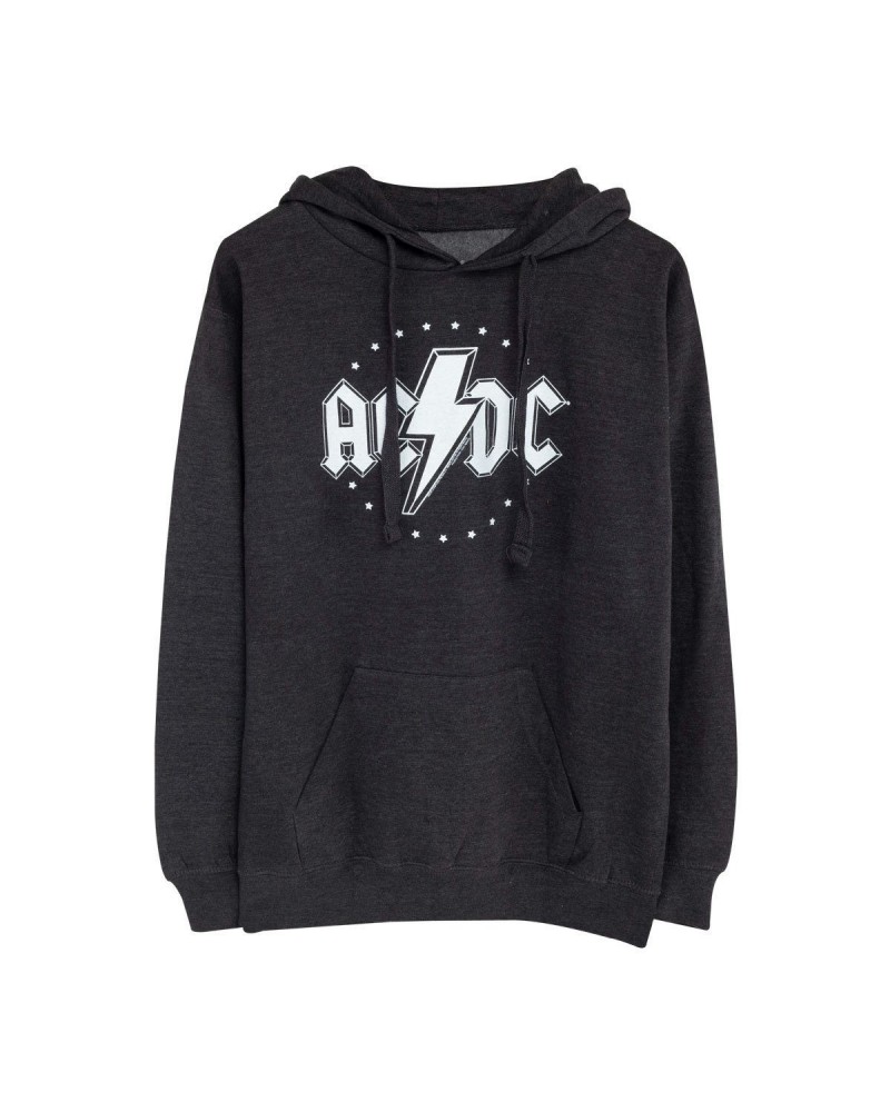 AC/DC Star Circle Logo Grey Hoodie $15.75 Sweatshirts