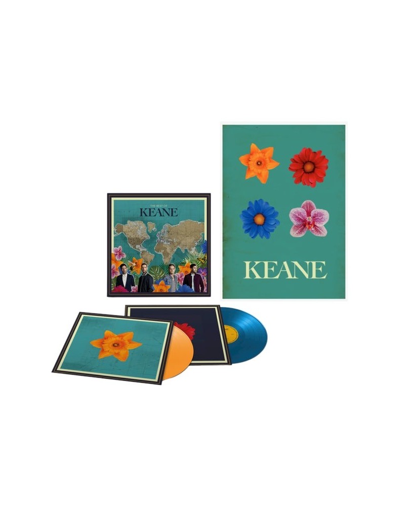 Keane The Best Of Keane: Exclusive Blue & Orange Vinyl 2LP + Poster $21.14 Vinyl