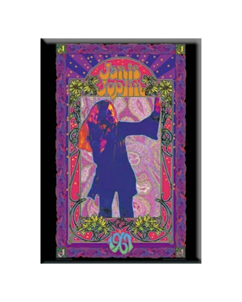 Janis Joplin Poster 2.5"x3.5" Magnet $2.45 Decor