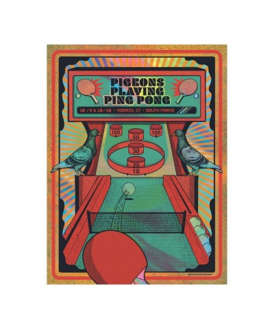 Pigeons Playing Ping Pong Morris CT Poster $10.50 Decor