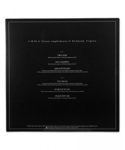 Dave Matthews Band Live Trax Vol. 4: Classic Amphitheatre LP (Vinyl) $25.60 Vinyl