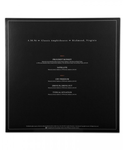 Dave Matthews Band Live Trax Vol. 4: Classic Amphitheatre LP (Vinyl) $25.60 Vinyl