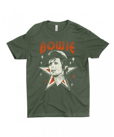 David Bowie T-Shirt | Vintage Retro Star Design Logo Shirt $11.23 Shirts