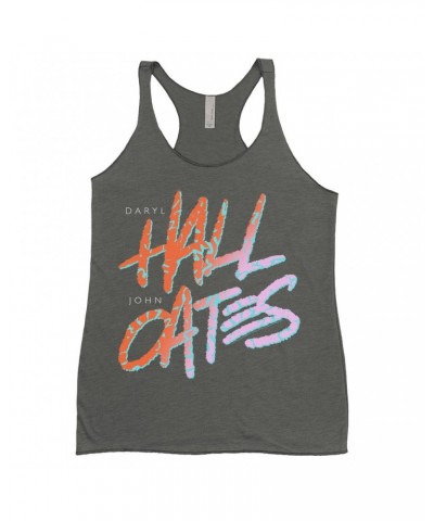 Daryl Hall & John Oates Ladies' Tank Top | Retro Graffiti Logo Shirt $12.45 Shirts