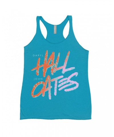 Daryl Hall & John Oates Ladies' Tank Top | Retro Graffiti Logo Shirt $12.45 Shirts