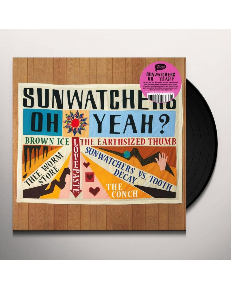 Sunwatchers Oh Yeah? Vinyl Record $5.60 Vinyl