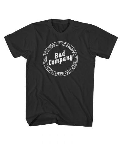 Bad Company T-Shirt | Band Member Lineup Circle Logo Shirt $5.27 Shirts