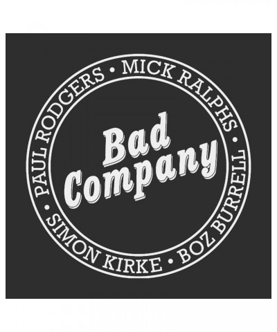 Bad Company T-Shirt | Band Member Lineup Circle Logo Shirt $5.27 Shirts