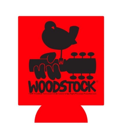 Woodstock Logo Can Can Cooler(Black Logo) $7.35 Drinkware