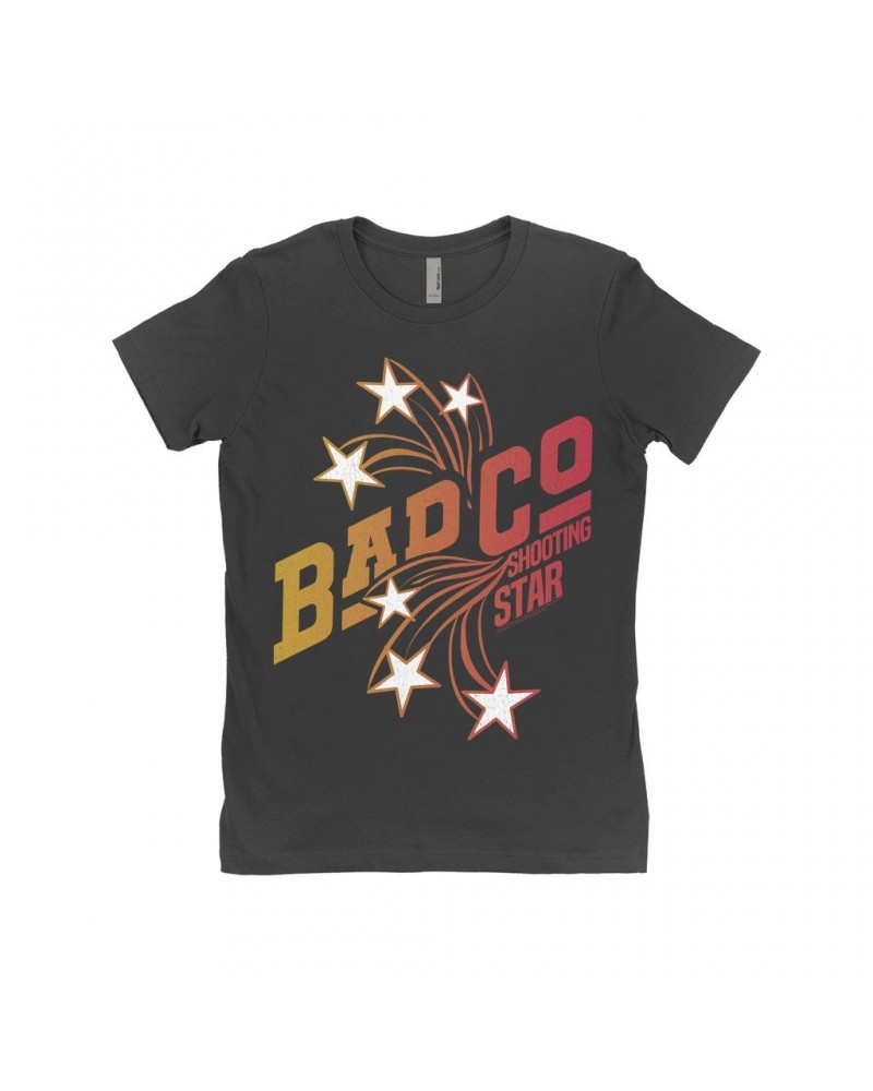 Bad Company Ladies' Boyfriend T-Shirt | Ombre Shooting Star Distressed Shirt $11.73 Shirts