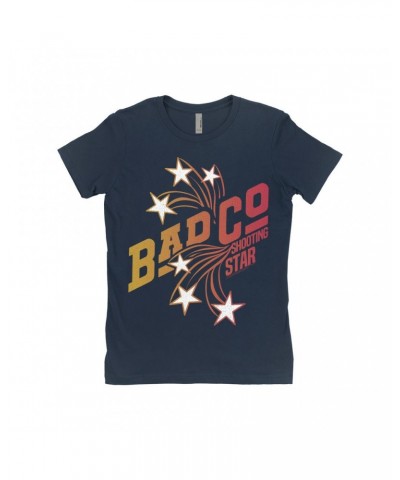 Bad Company Ladies' Boyfriend T-Shirt | Ombre Shooting Star Distressed Shirt $11.73 Shirts