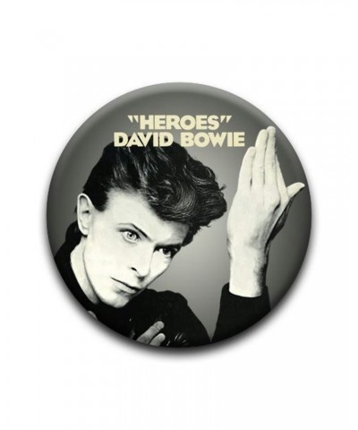 David Bowie Heroes 1 1/4" Rd. Button $0.60 Accessories