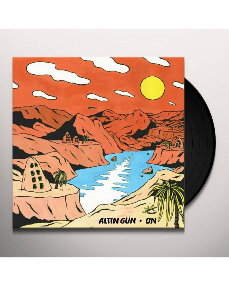 Altin Gün On (LP)(Turquoise & White Swirl) Vinyl Record $11.90 Vinyl