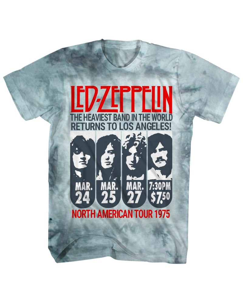 Led Zeppelin T-Shirt | Los Angeles ’75 Tour Shirt $11.87 Shirts