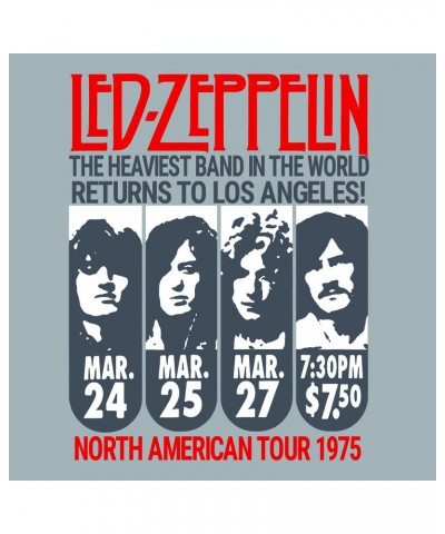 Led Zeppelin T-Shirt | Los Angeles ’75 Tour Shirt $11.87 Shirts