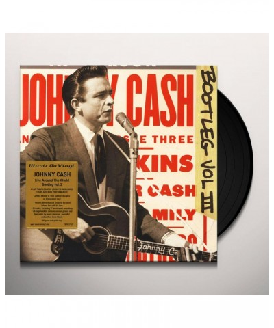 Johnny Cash BOOTLEG 3: LIVE AROUND THE WORLD Vinyl Record $24.80 Vinyl