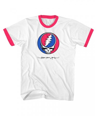 Grateful Dead T-Shirt | Steal Your Face Ringer T-Shirt $3.59 Shirts