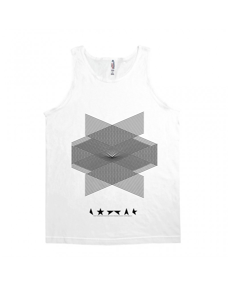 David Bowie Unisex Tank Top | Blackstar Album Design Shirt $11.73 Shirts