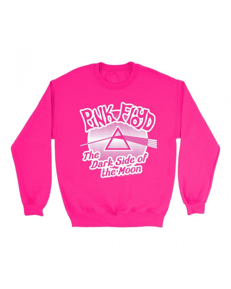 Pink Floyd Bright Colored Sweatshirt | Retro POP Art Dark Side Of The Moon Sweatshirt $10.83 Sweatshirts