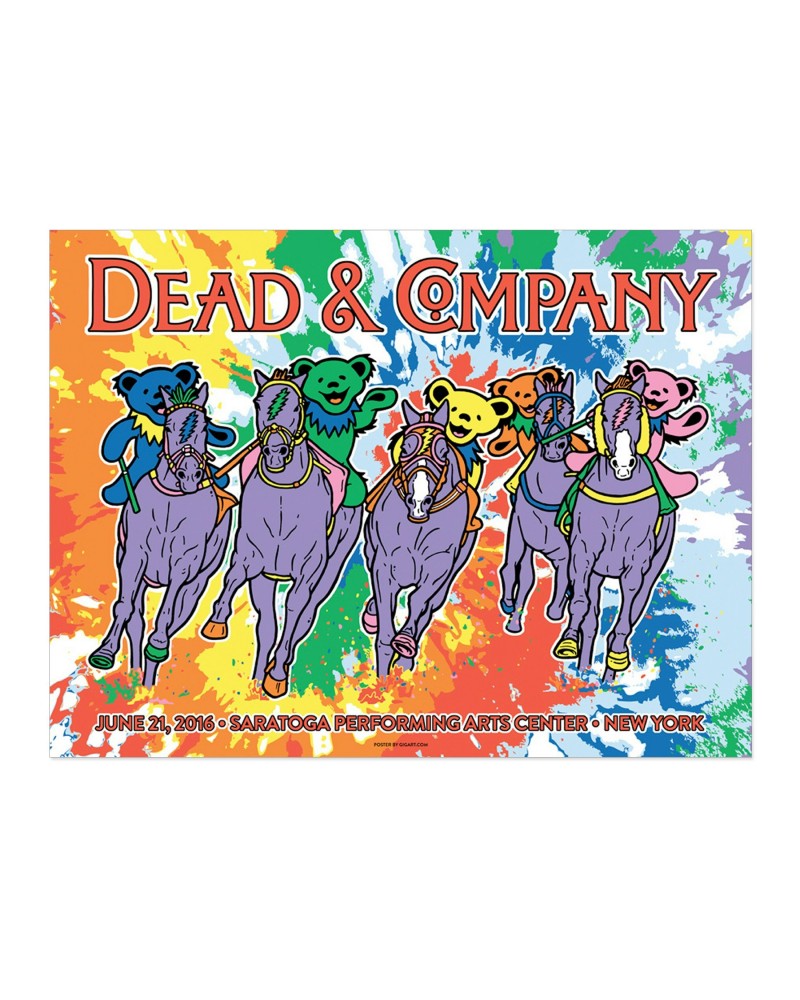 Dead & Company Saratoga Springs NY Exclusive Event Poster $30.00 Decor