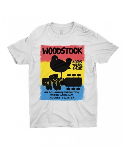 Woodstock T-Shirt | Colorful Ombre Festival Poster Image Shirt $8.23 Shirts