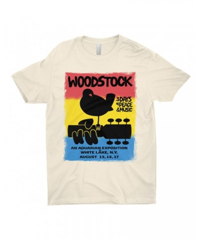 Woodstock T-Shirt | Colorful Ombre Festival Poster Image Shirt $8.23 Shirts