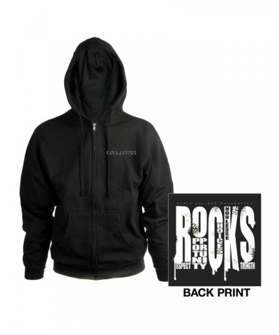 Avril Lavigne R.O.C.K.S Zip-Up Hooded Sweatshirt $18.38 Sweatshirts