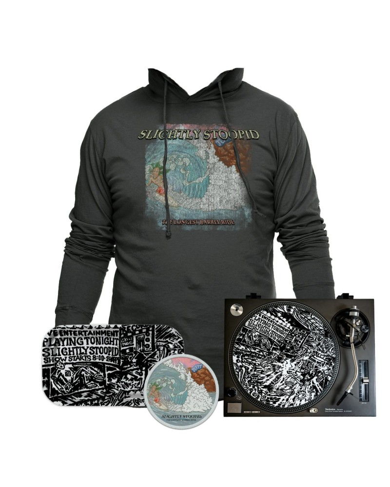 Slightly Stoopid The Longest Barrel Ride Golden Goods Hoodie Bundle $24.80 Sweatshirts