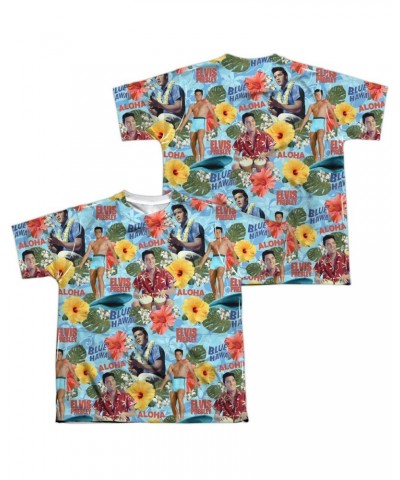 Elvis Presley Youth Shirt | SURF'S UP (FRONT/BACK PRINT) Sublimated Tee $8.61 Kids