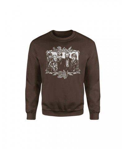 The Band 50 Illustrated Crewneck Sweatshirt (Brown) $9.90 Sweatshirts