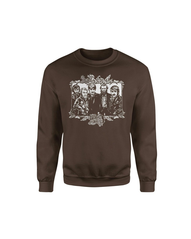 The Band 50 Illustrated Crewneck Sweatshirt (Brown) $9.90 Sweatshirts