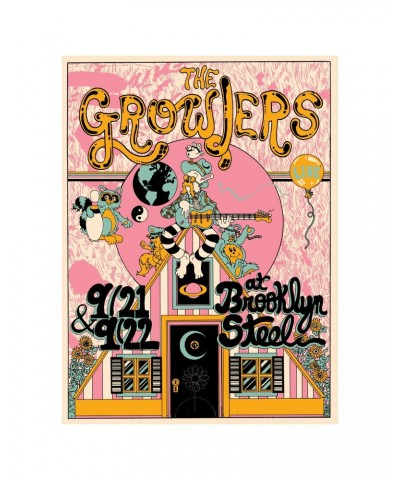 The Growlers Brookyn Show Poster Fall 2018 $16.40 Decor