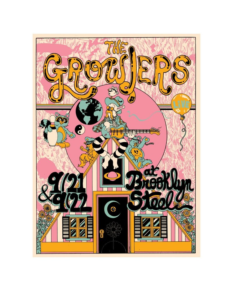 The Growlers Brookyn Show Poster Fall 2018 $16.40 Decor