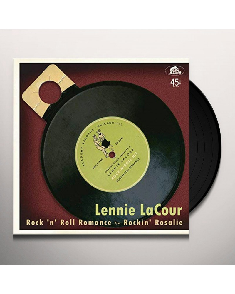 Lennie Lacour Rock 'n' Roll Romance / Rockin' Rosalie Vinyl Record $4.99 Vinyl