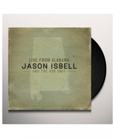 Jason Isbell and the 400 Unit Live From Alabama Vinyl Record $7.00 Vinyl