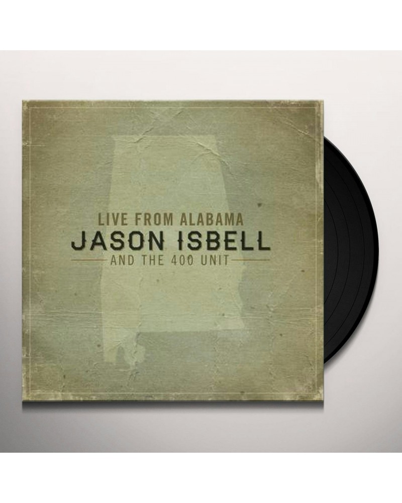 Jason Isbell and the 400 Unit Live From Alabama Vinyl Record $7.00 Vinyl