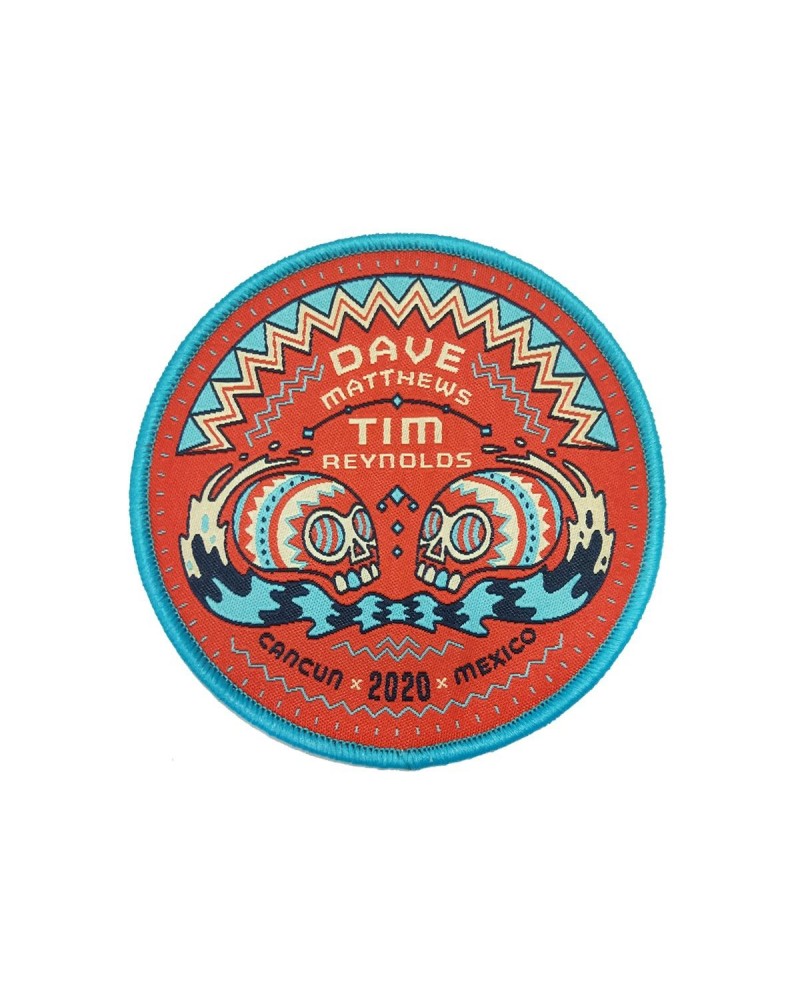 Dave Matthews Band Dave & Tim - Cancun 2020 Sugar Skulls Patch $4.50 Accessories