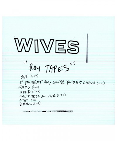 Wives Roy Tapes Vinyl Record $5.19 Vinyl