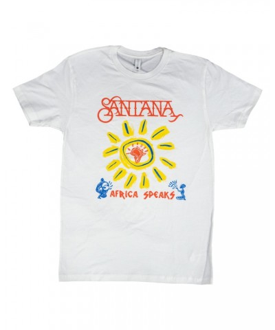 Santana White Africa Speaks Unisex Tee $10.50 Shirts