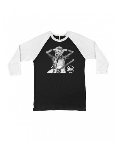 David Bowie 3/4 Sleeve Baseball Tee | Hand Glasses In Concert Shirt $13.48 Shirts