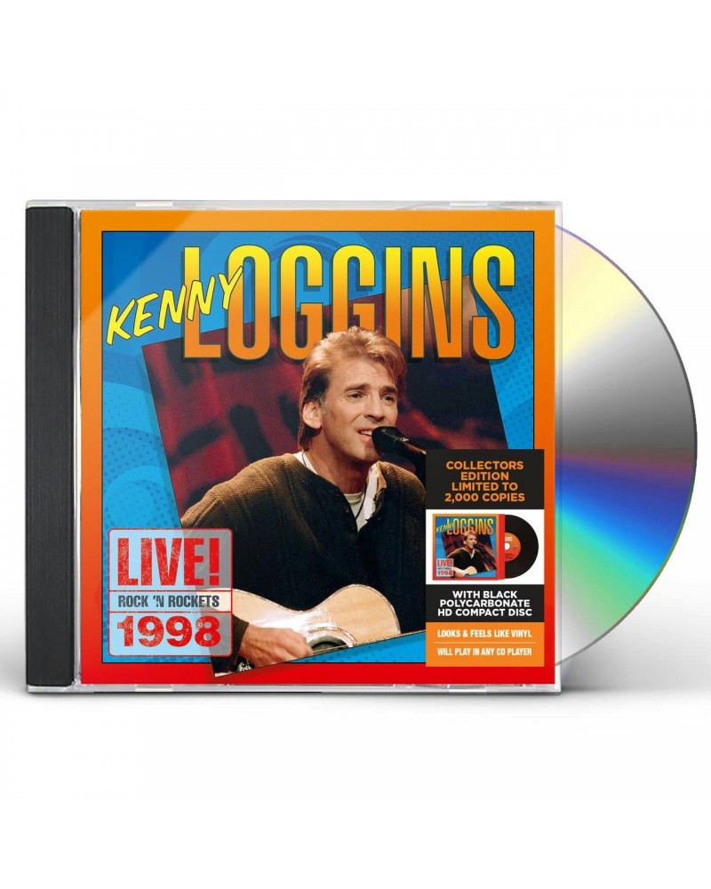 Kenny Loggins LIVE! ROCK 'N ROCKETS 1998 CD $3.29 CD