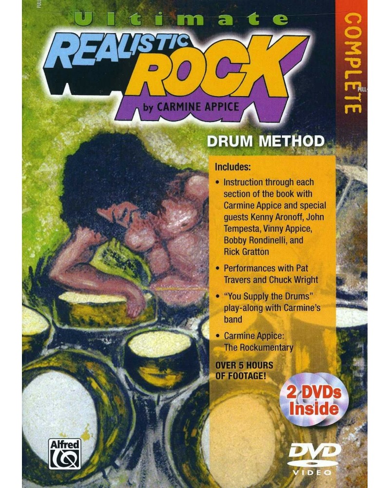 Carmine Appice ULTIMATE REALISTIC ROCK COMPLETE DVD $8.57 Videos