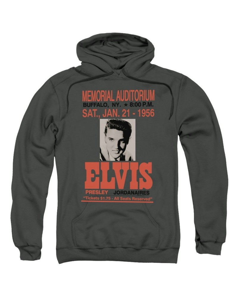 Elvis Presley Hoodie | BUFFALO 1956 Pull-Over Sweatshirt $14.08 Sweatshirts