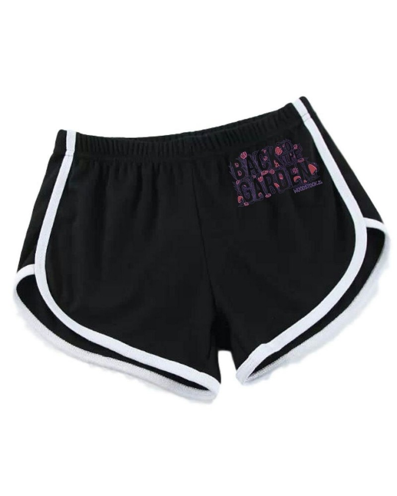 Woodstock Lavender Logo Back To The Garden Women's Jogging Shorts $13.80 Shorts