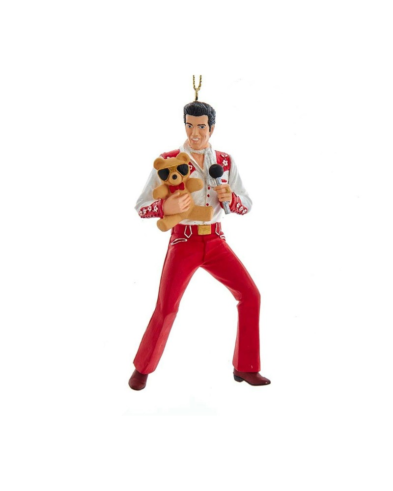 Elvis Presley with Teddy Bear Ornament $4.19 Decor