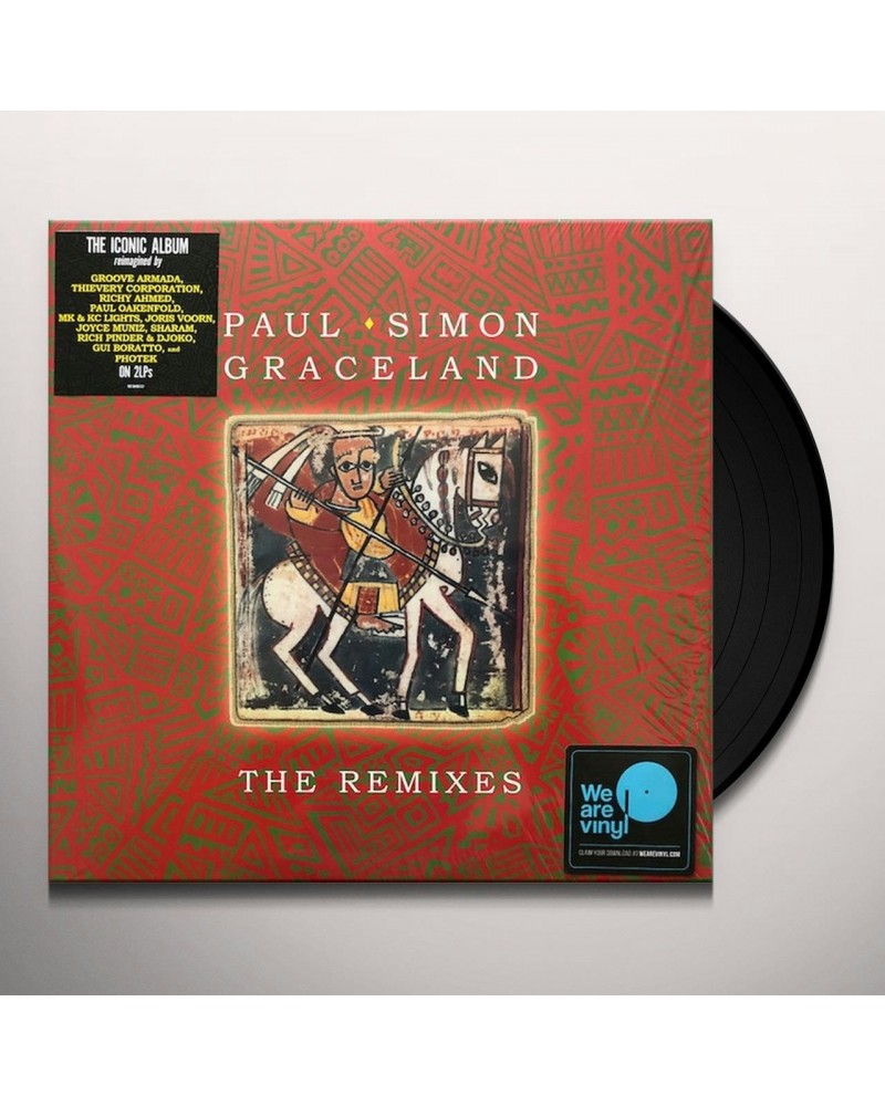 Paul Simon GRACELAND: THE REMIXES (2 LP/140G/DL CODE) Vinyl Record $15.84 Vinyl