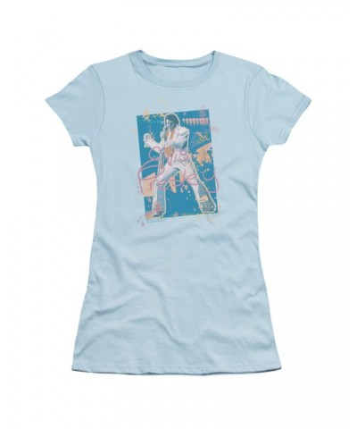 Elvis Presley Juniors Shirt | SPLATTER HAWAII Juniors T Shirt $8.50 Shirts